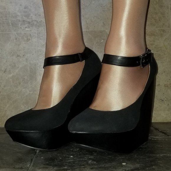 Penny Loves Kenny Very Comfortable 6.5 inch Platform Wedge Heels - Picture 4 of 12